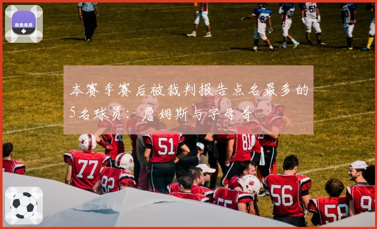 本赛季赛后被裁判报告点名最多的5名球员：詹姆斯与字母哥